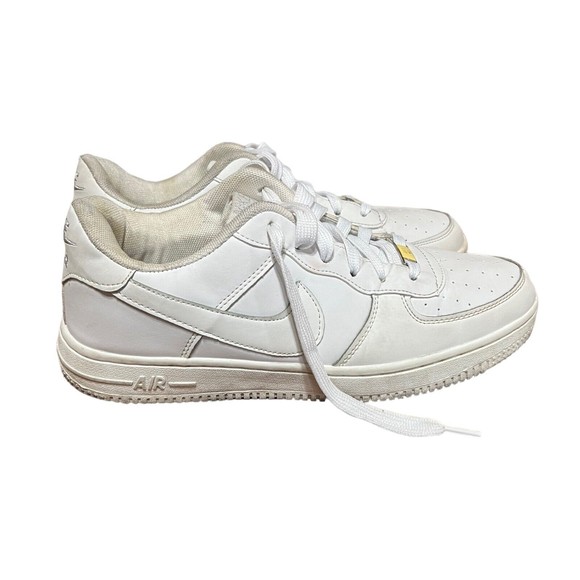 Nike Air Force 1 '82 Triple White Leather Air Max Shoes Mens Size 9.5 (1686818) - Picture 2 of 13